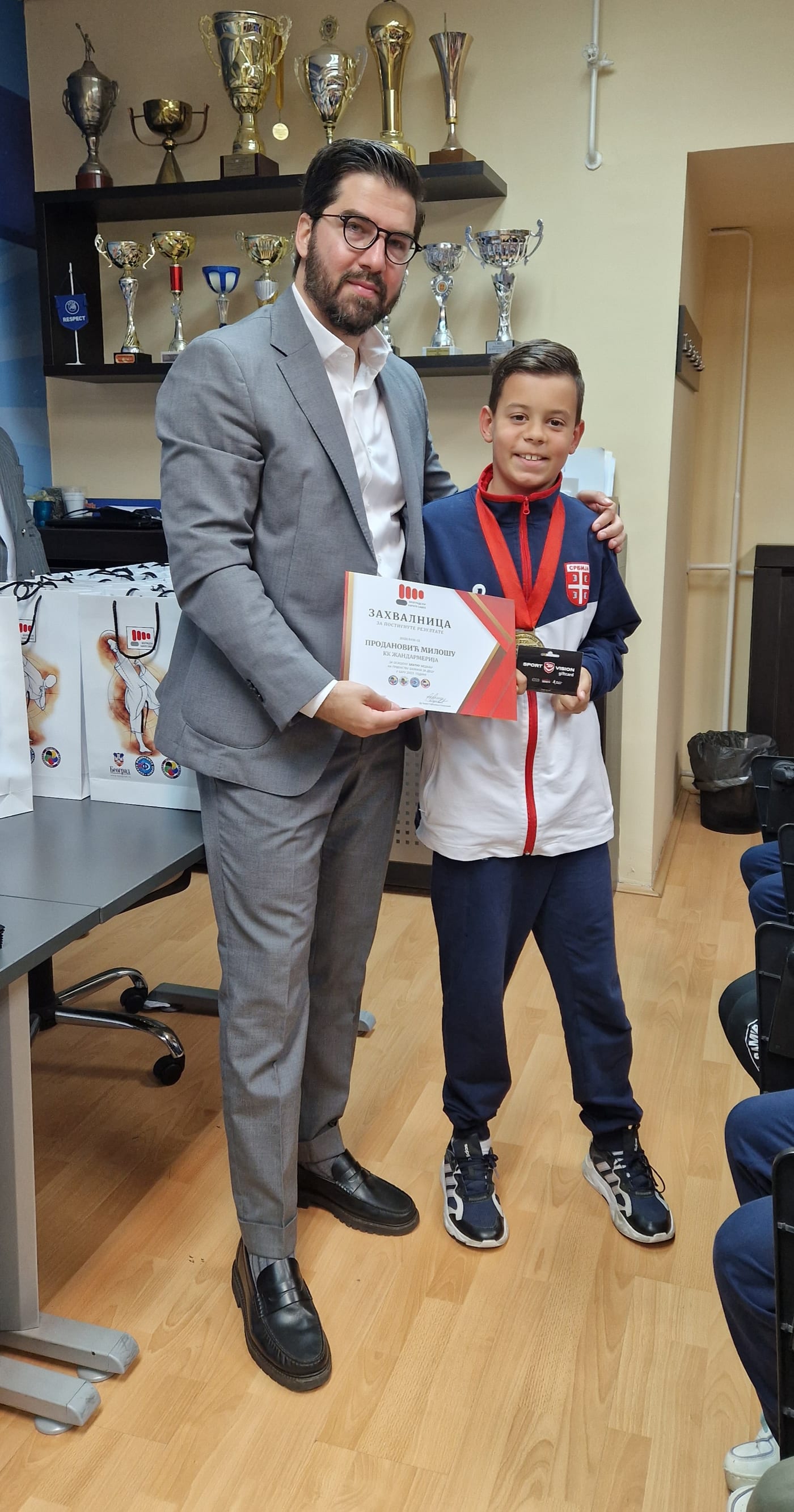SVEČANI PRIJEM ZA OSVAJAČE MEDALJA